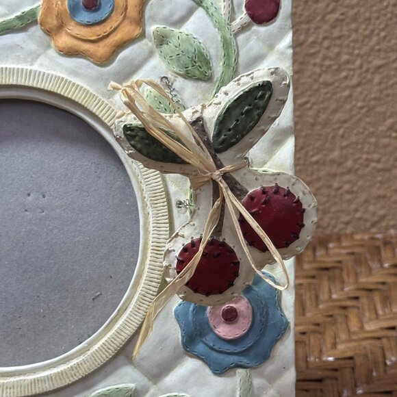 Figi Graphics Cherries And Flowers Picture Frame - Picture 2 of 9